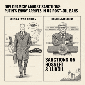 Putin’s envoy visits the U.S. for talks after new sanctions on Russian oil firms