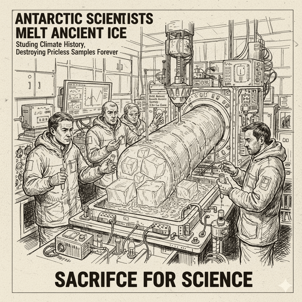 Scientists melt ancient Antarctic ice to study Earth’s 1.5 million-year climate record