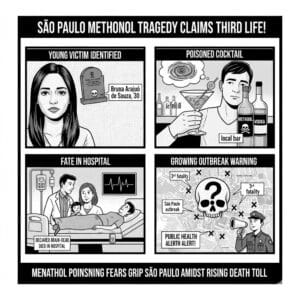 Brazil reports third death as methanol poisoning outbreak spreads nationwide