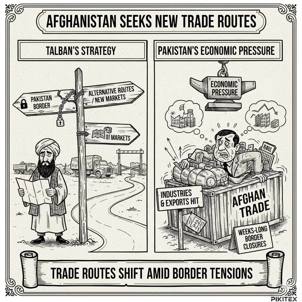 Trucks halted at Afghanistan–Pakistan border during Afghanistan Pakistan Trade Standoff