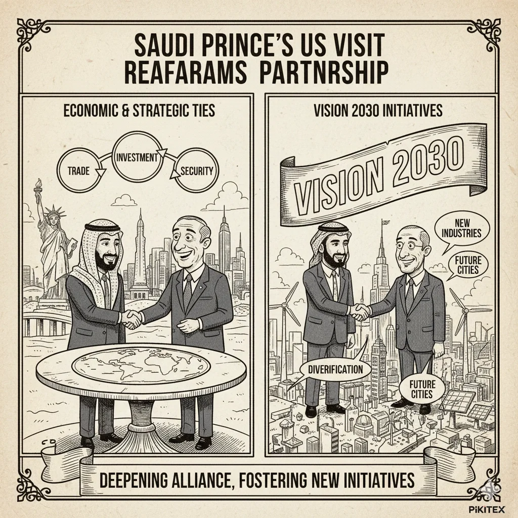 MBS Trump meeting in Washington, Saudi Crown Prince with President Trump