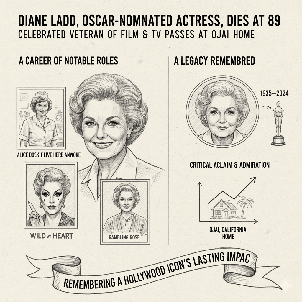 Diane Ladd smiling at a film event