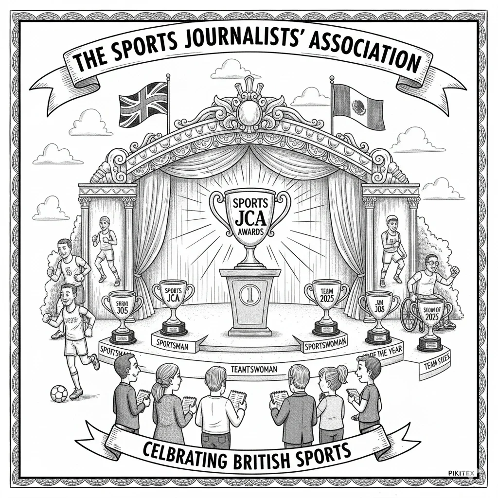 SJA British Sports Awards 2025 trophy ceremony celebrating British sporting excellence on Sky Sports