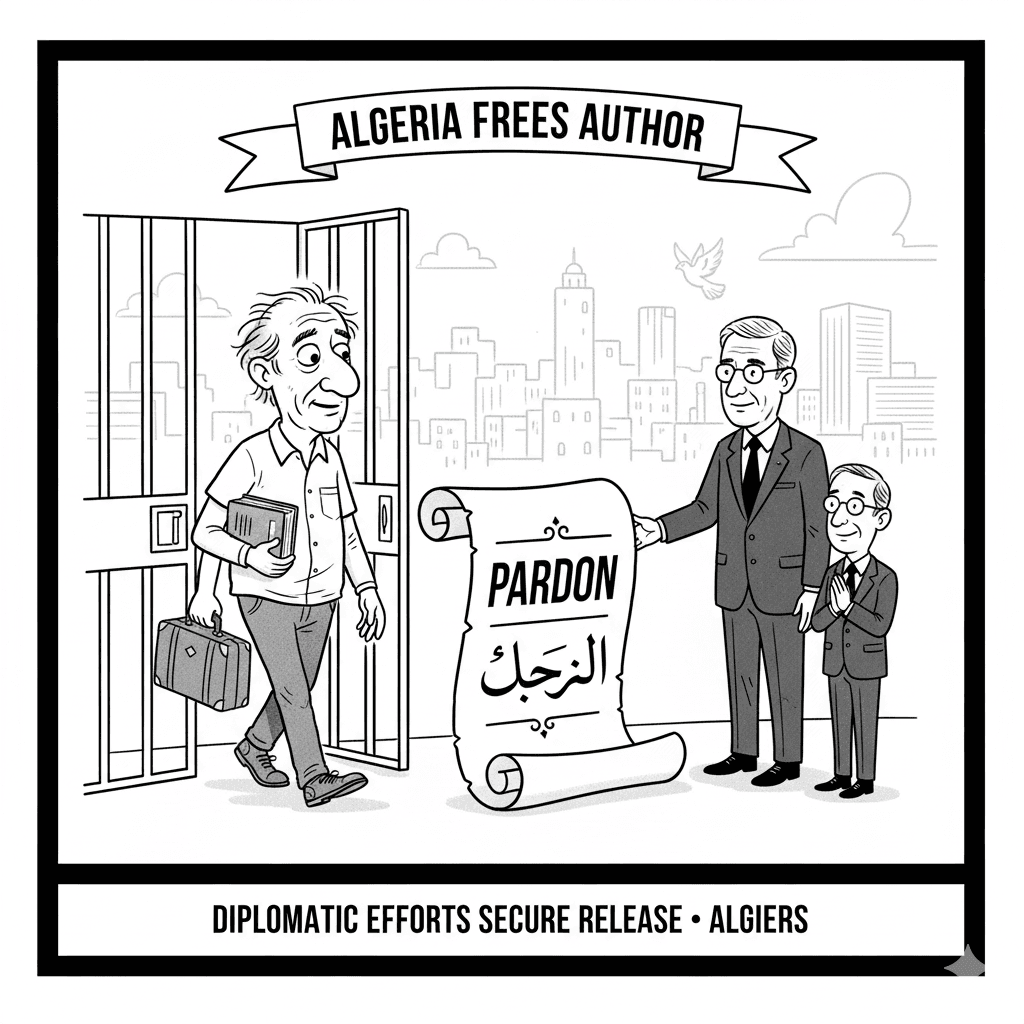 Boualem Sansal pardoned by Algeria and leaving for Germany for medical care