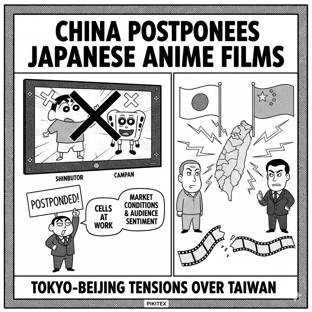 Chinese cinema delaying Japanese anime releases due to China Japan anime ban