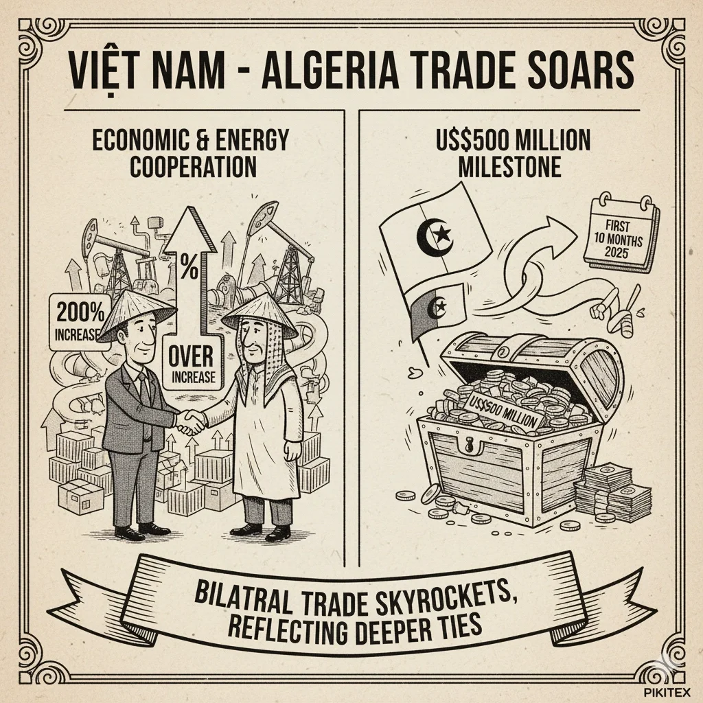 Vietnam and Algeria trade growth and economic cooperation in 2025