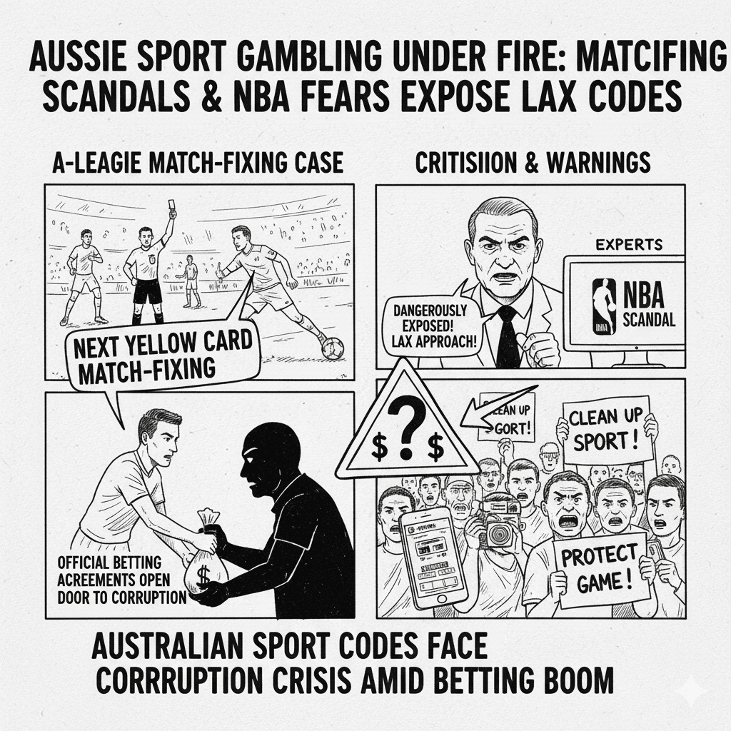 Australia sports betting corruption scandal A-League match fixing