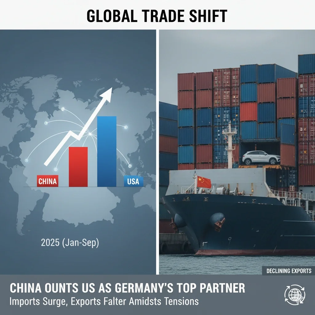 Cargo ships at German port symbolize China-Germany trade partnership in 2025.