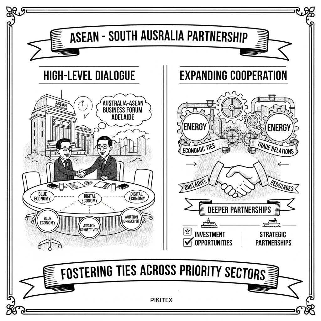 South Australia Trade Minister meets ASEAN Secretary-General to discuss investment collaboration