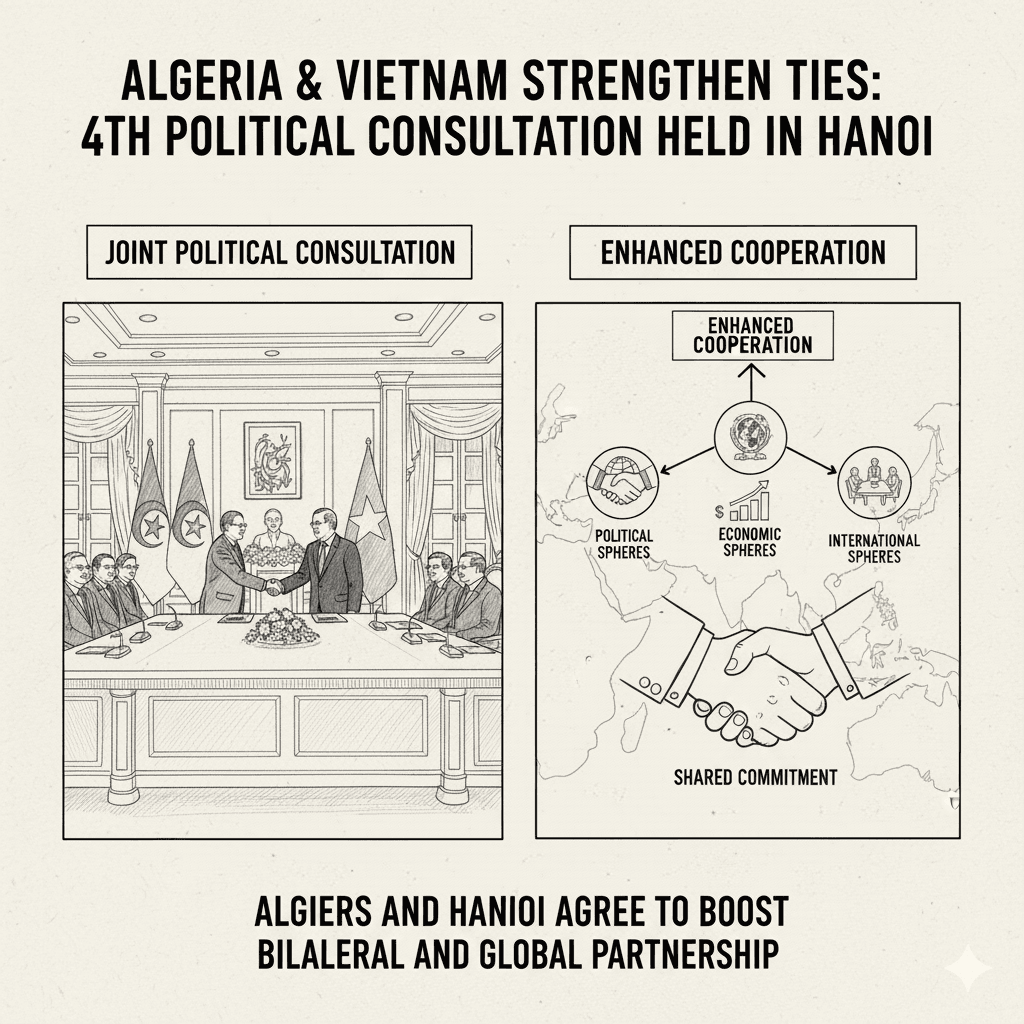 Algeria Vietnam political consultations in Hanoi strengthen bilateral ties