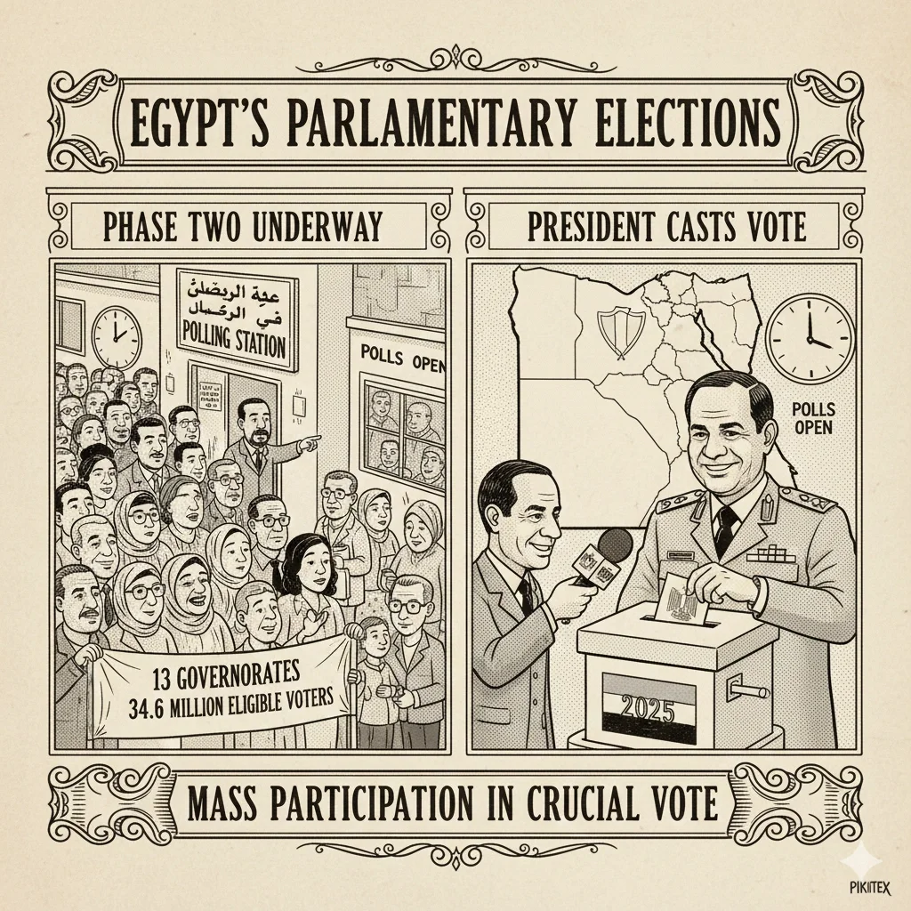Egypt parliamentary elections 2025 second phase underway in Cairo
