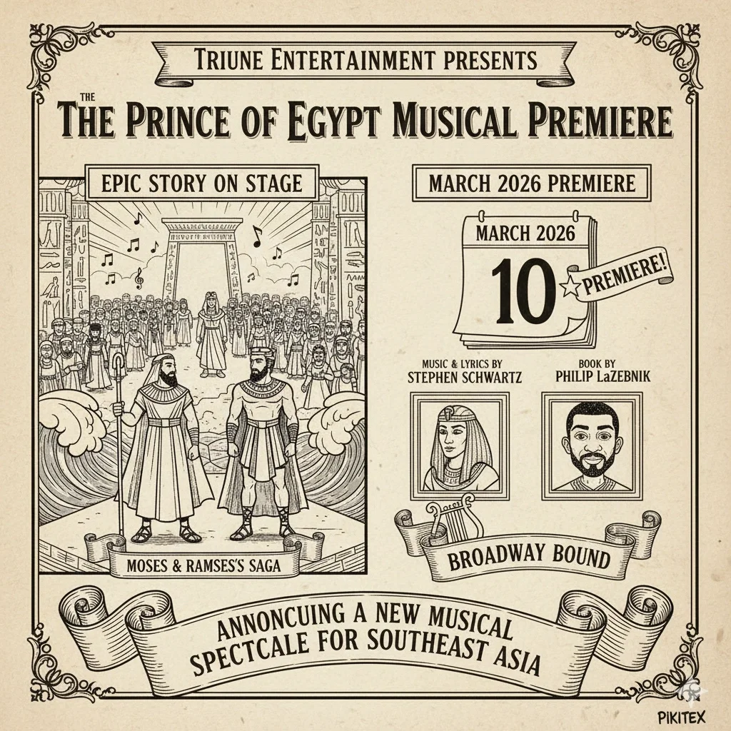 Prince of Egypt musical cast announcement for Washington D.C. premiere 2026