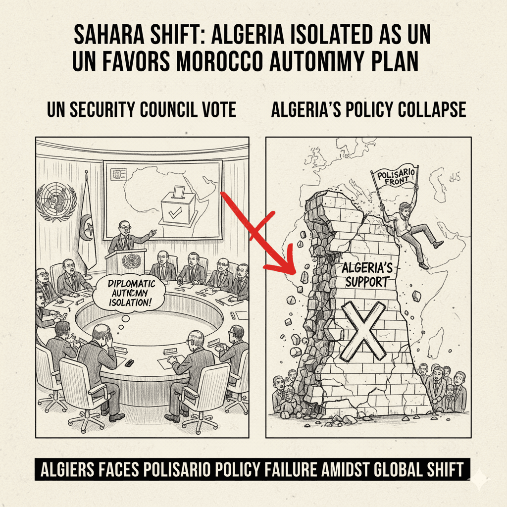 Algeria faces diplomatic crisis as UN nears Morocco Sahara autonomy decision