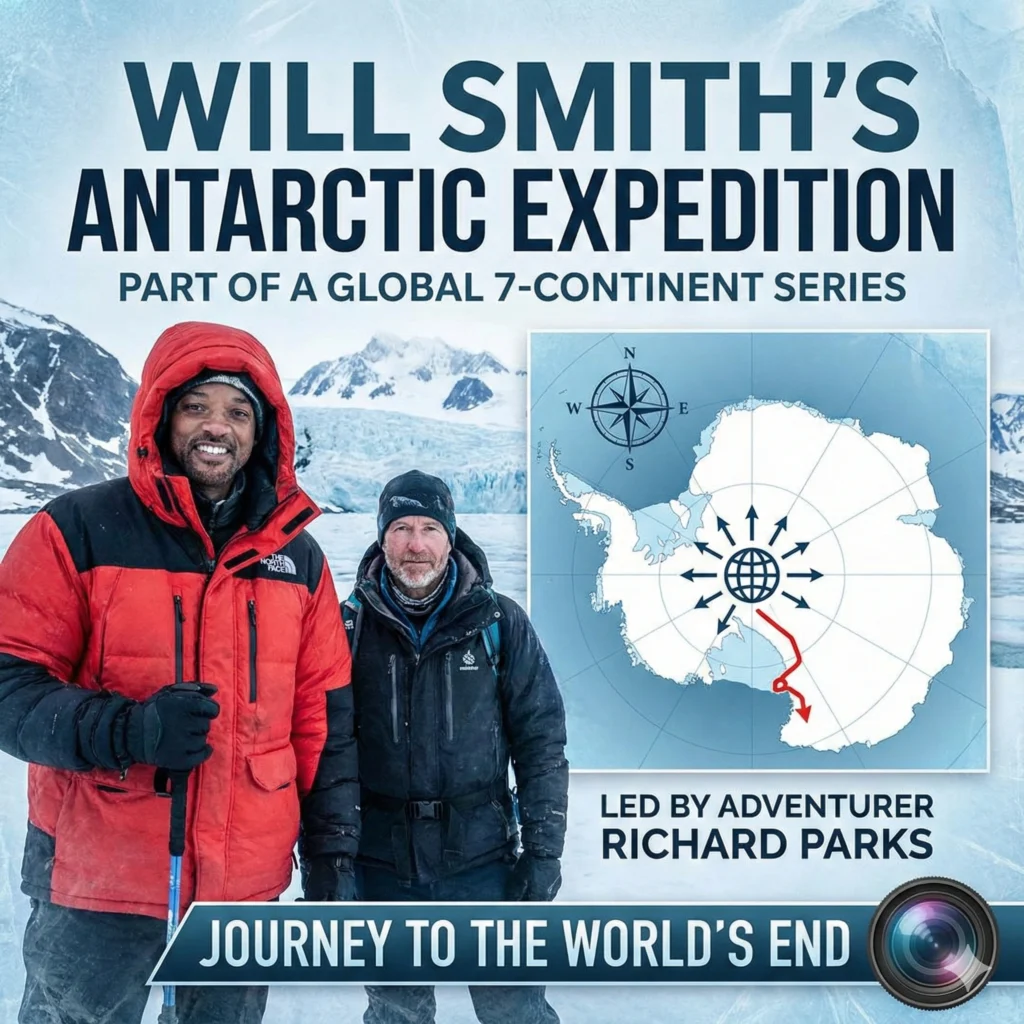 Will Smith Antarctica series follows the actor’s journey guided by adventurer Richard Parks, showcasing extreme landscapes and personal reflection across the southernmost continent.