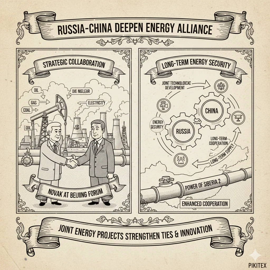 Delegates at the 7th Russian-Chinese Energy Business Forum in Beijing discussing oil, gas, nuclear, and electricity projects