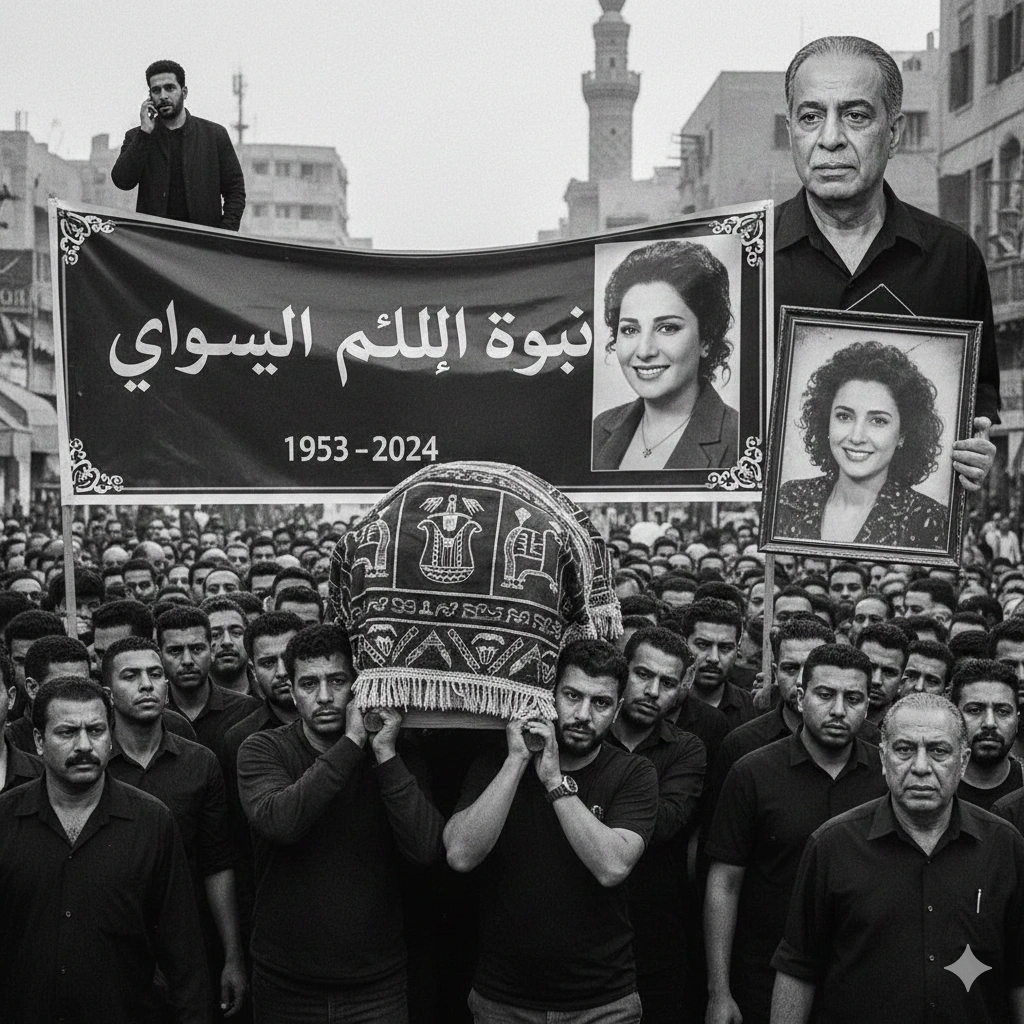 Egyptian actress Somaya El-Alfy dies at 72. Discover her iconic career, achievements, and why son Ahmed El-Fishawy missed her funeral.