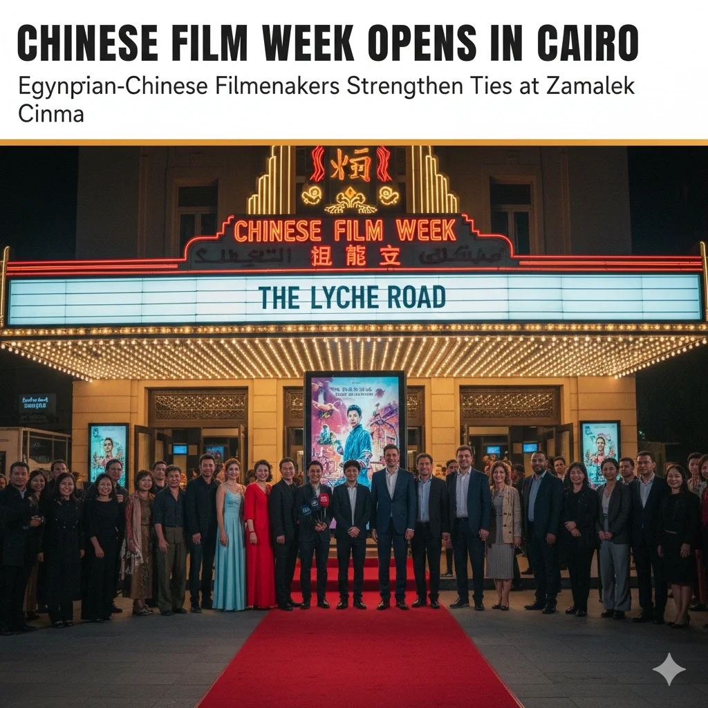 Chinese Film Week Cairo 2025 opening ceremony at Zamalek Cinema strengthening Egypt–China film cooperation