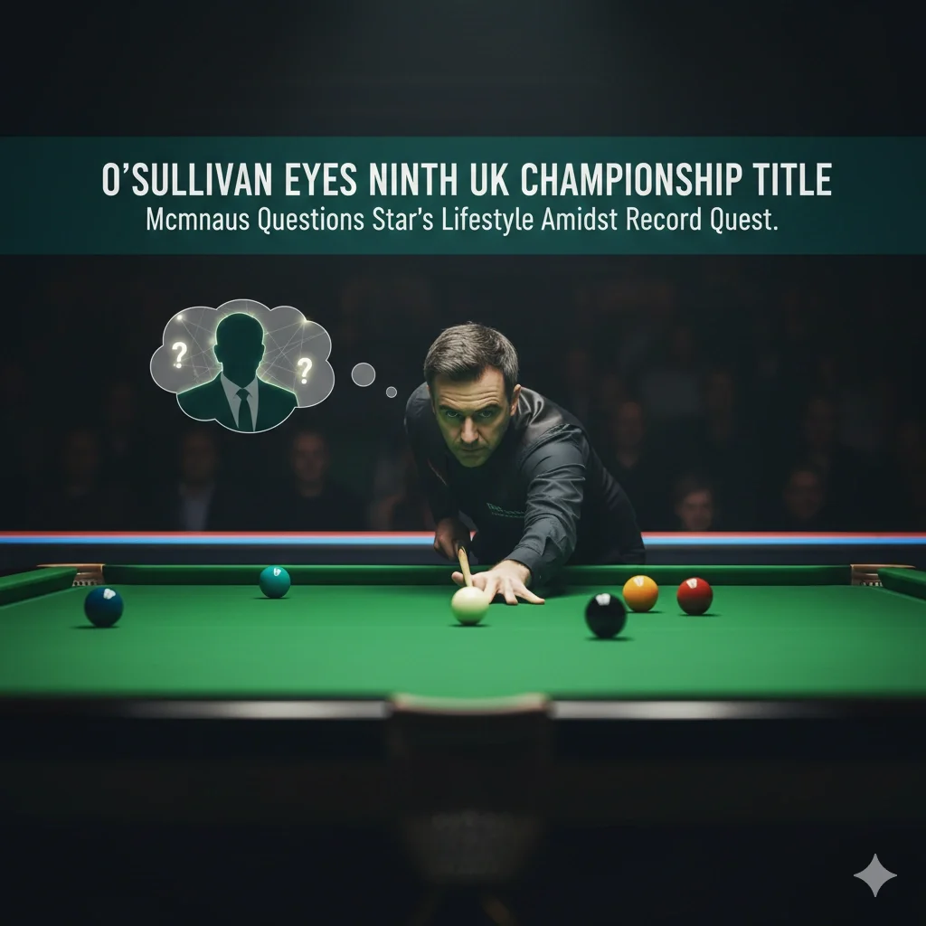 Ronnie O’Sullivan competing at the UK Championship amid questions about his motivation