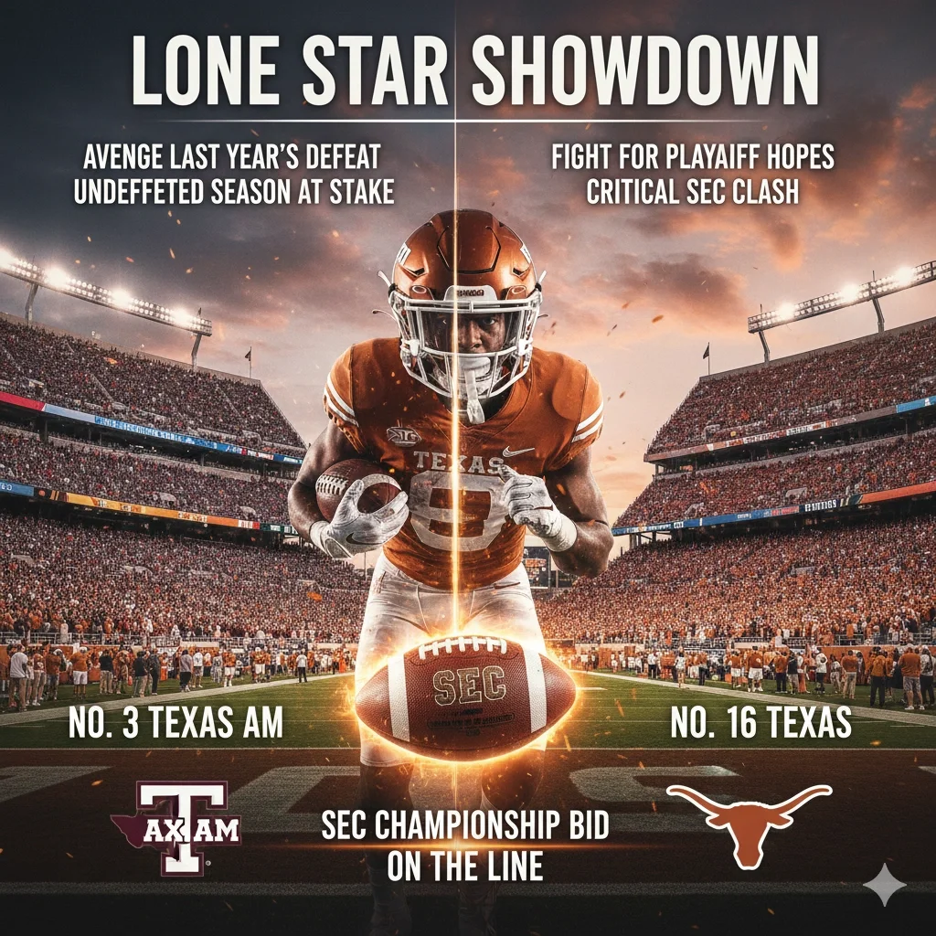 Texas A&M vs Texas: Aggies Seek Redemption in High-Stakes SEC Showdown