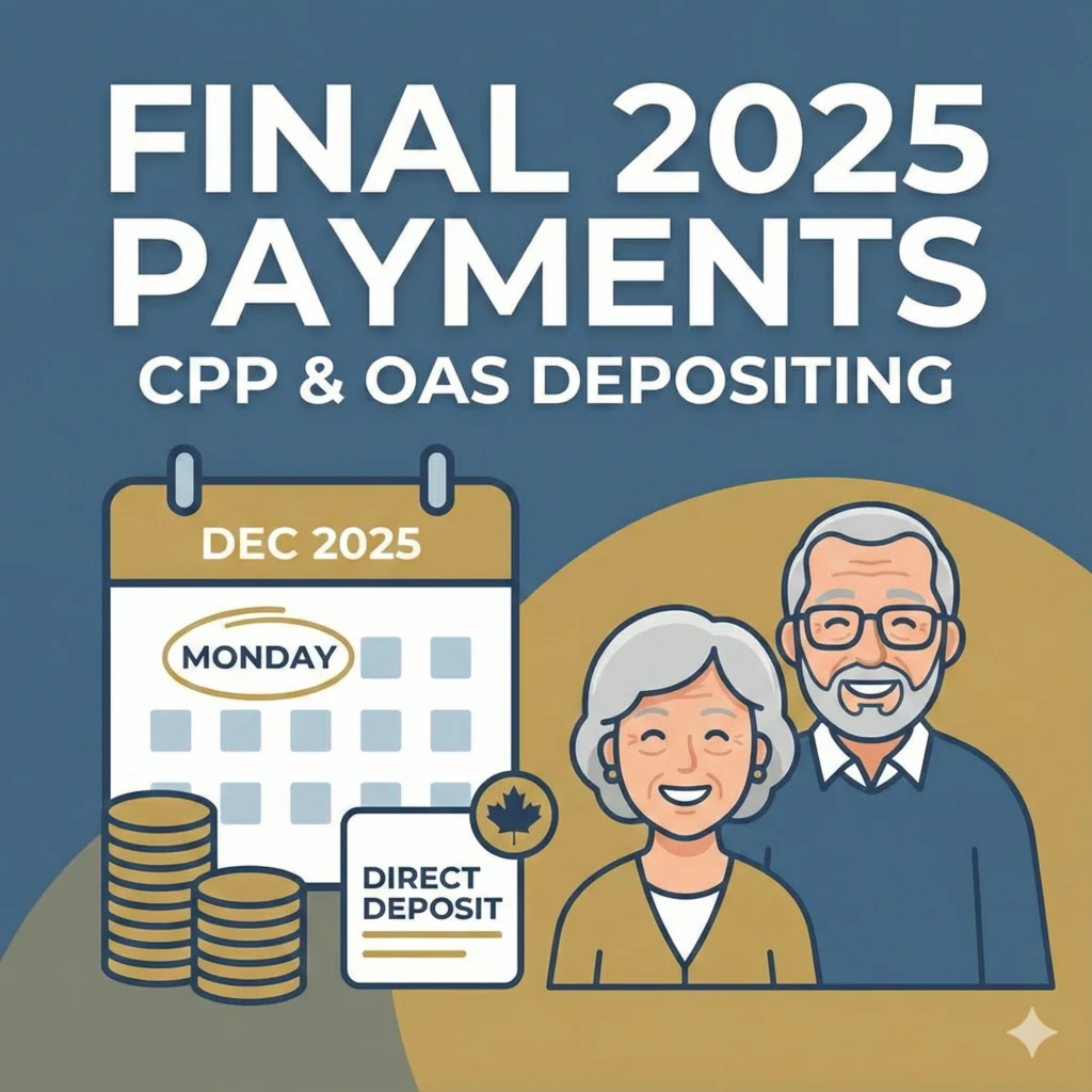Canada CPP and OAS payments 2025 final deposits land Monday. Learn eligibility, payment amounts, and important details for seniors and retirees.