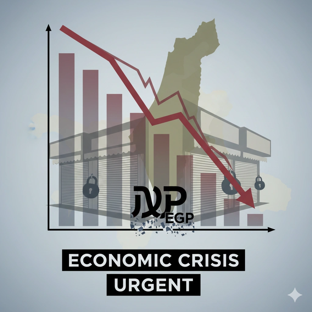 Palestinian economy crisis worsens in 2025: Gaza GDP drops 84%, West Bank shrinks 13%, rising unemployment and debt threaten public services.