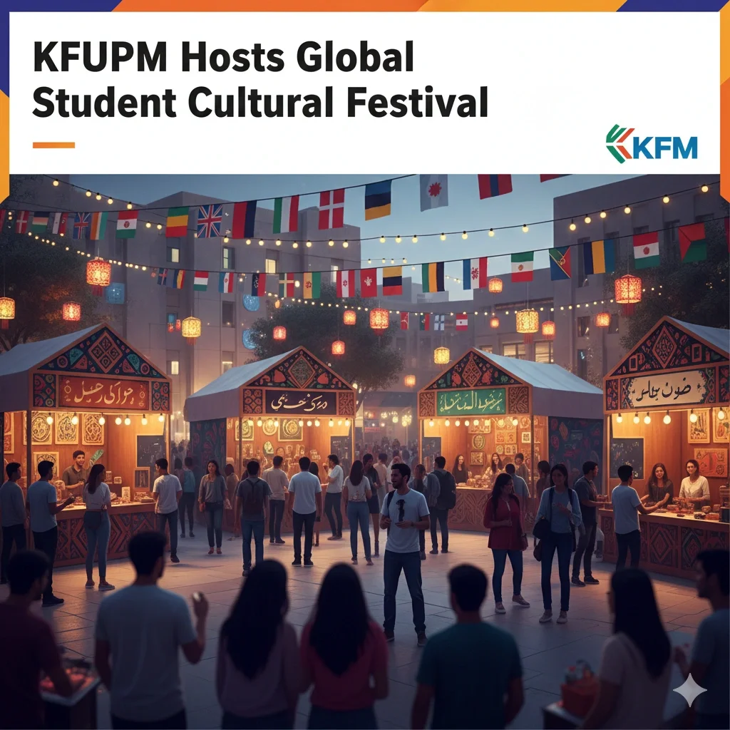 KFUPM WORLD Festival celebrating global cultures on campus with international performances and cultural booths