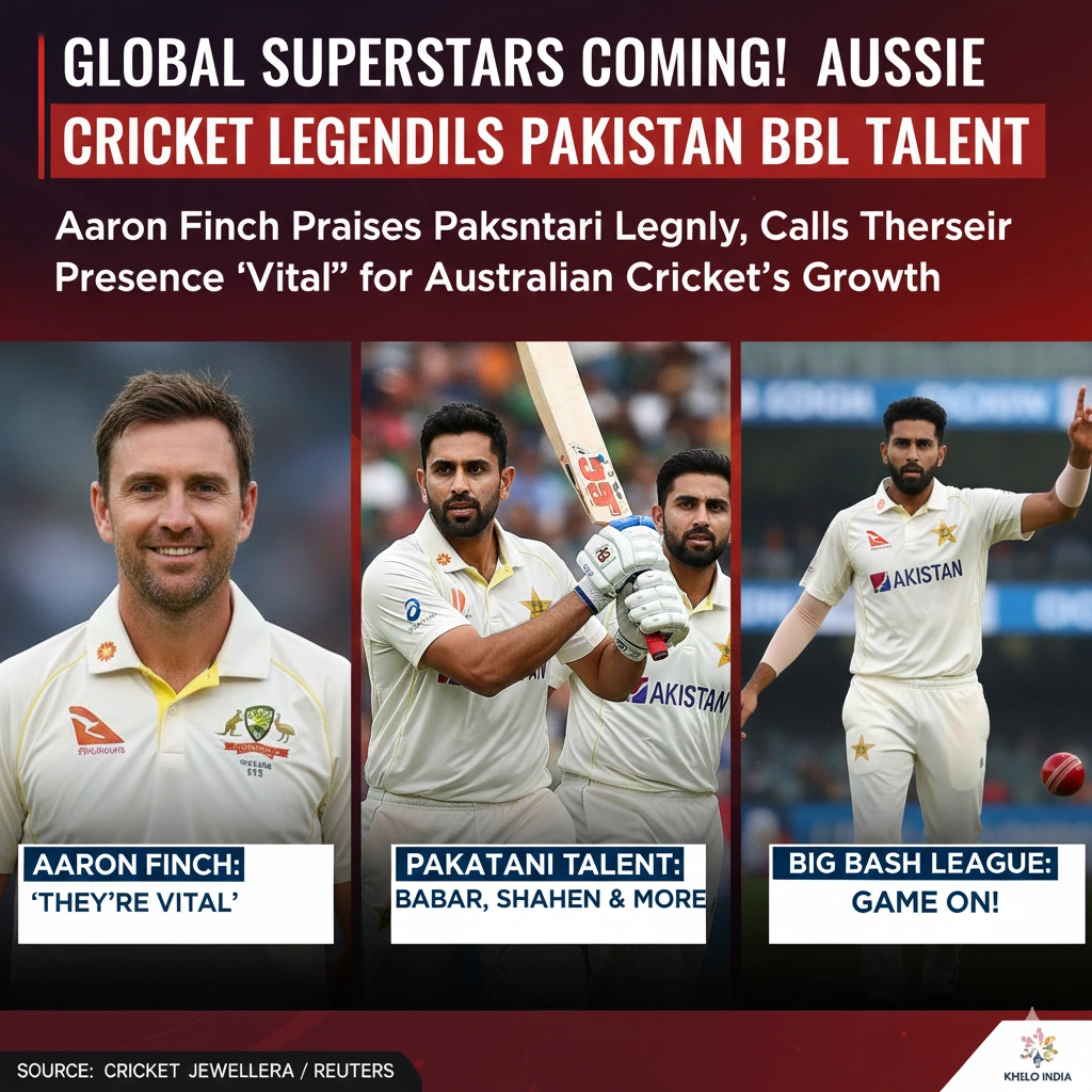 Aaron Finch praises Pakistan stars as global superstars, saying their Big Bash League presence boosts Australian cricket.