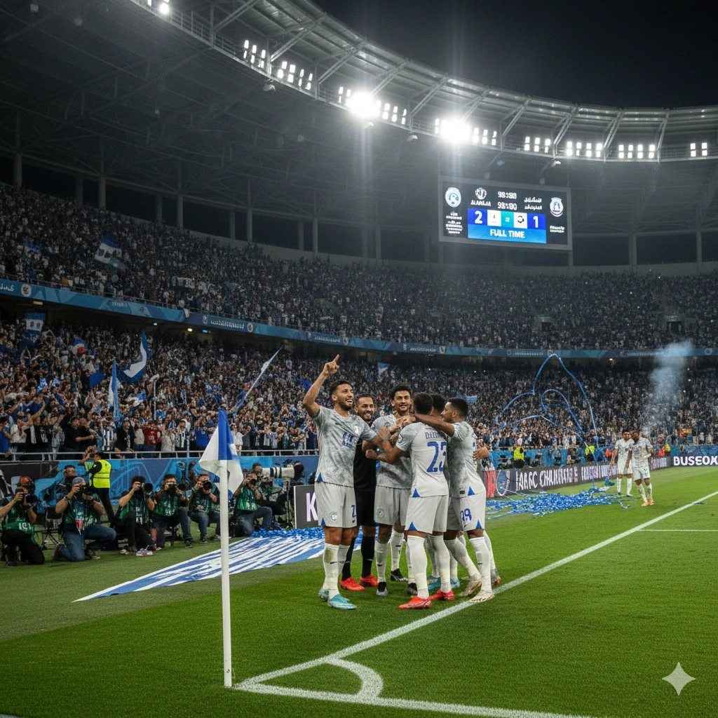 Al Hilal vs Sharjah ended 1-0 as Malcolm’s late goal seals a perfect 6/6 group-stage run in the AFC Champions League 2025.