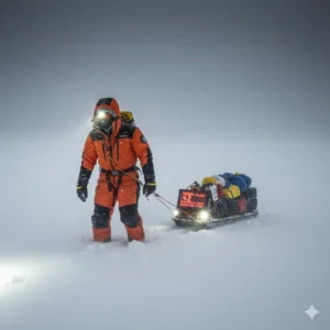 Colin O’Brady Antarctica Crossing Slowed by Endless Whiteouts