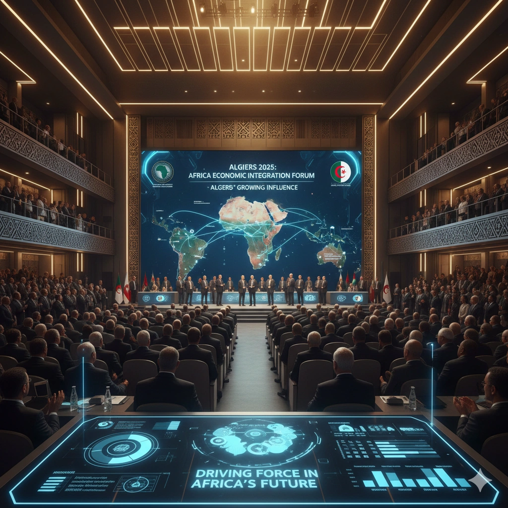 Algeria pan-African economic leadership strengthened in 2025 with $48.3B trade deals and major continental initiatives hosted in Algiers.
