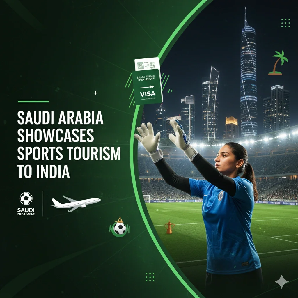 Saudi sports tourism showcased as Saudia hosts Indian footballer Payal Basude during Saudi Pro League match in Jeddah