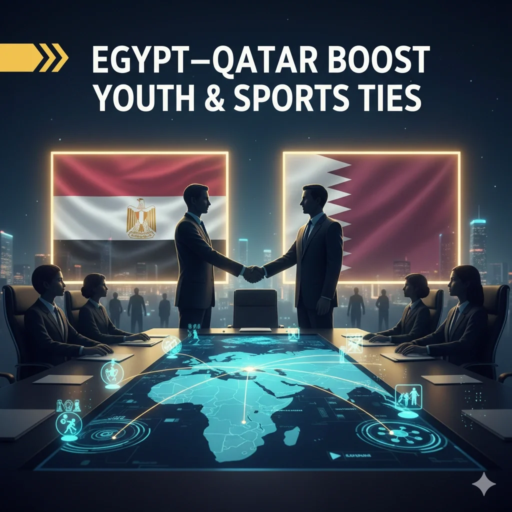 Egypt and Qatar meeting in Cairo to expand youth and sports cooperation in 2025