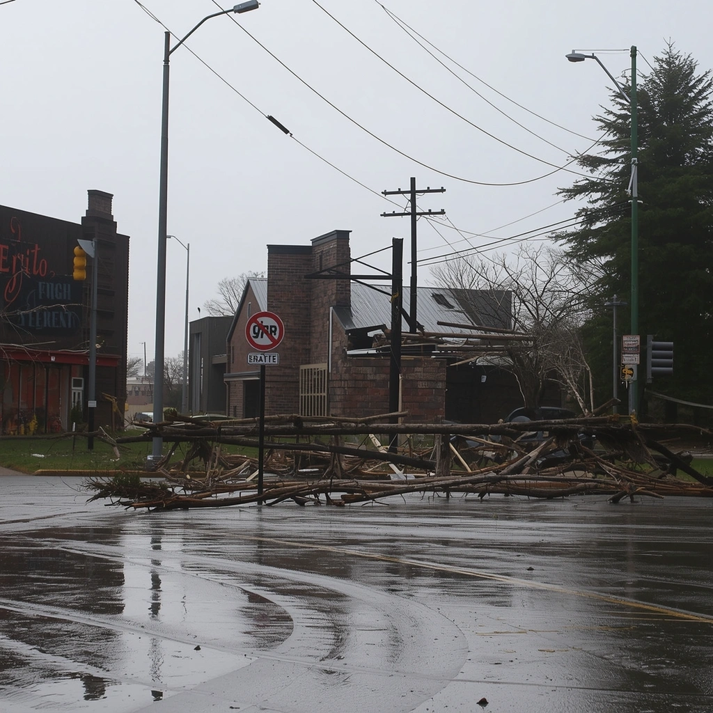 Power outages exceeded 42,000 in New Brunswick as fierce winds and heavy rain caused widespread damage, leaving Fredericton among the hardest hit.