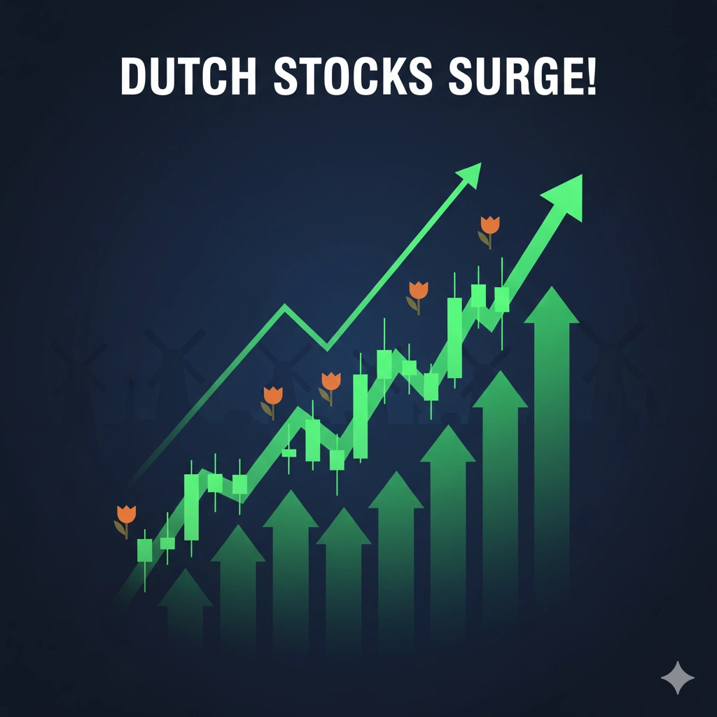 The AEX Index climbed 0.63% as ArcelorMittal surged to a five-year high, leading broad gains across Dutch stocks.