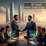 EU-Saudi green energy boom drives €90B trade, clean energy investment, and free trade revival shaping Gulf markets in 2026.