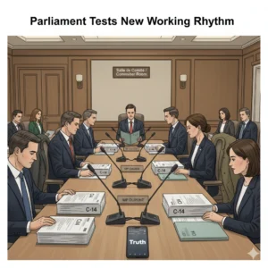 Carney signals Parliament focus as Bill C-14 is fast-tracked. No spring election planned, and Trump comments get a cool response. Full update.