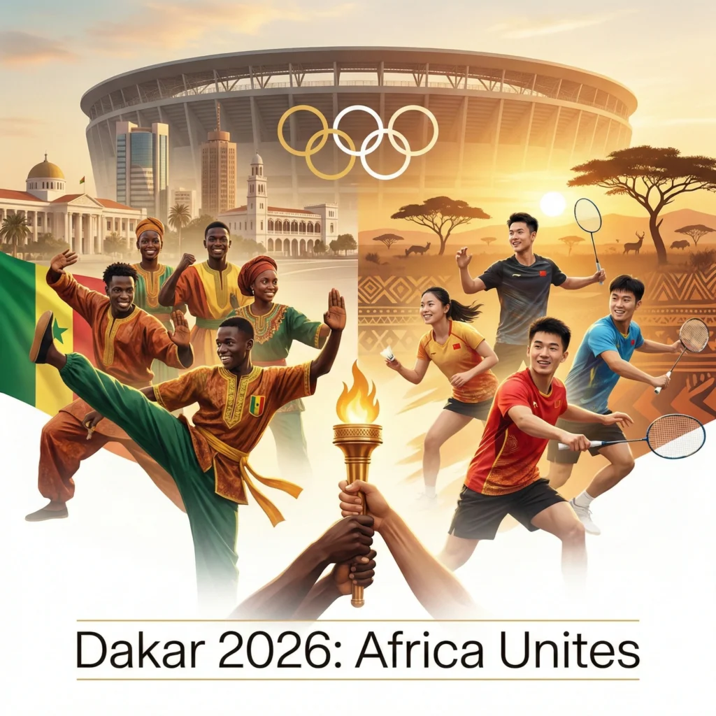 Dakar 2026 Youth Olympic Games mark Africa’s first Olympics, strengthening China-Africa ties through sport, technology, youth training, and cultural exchange.