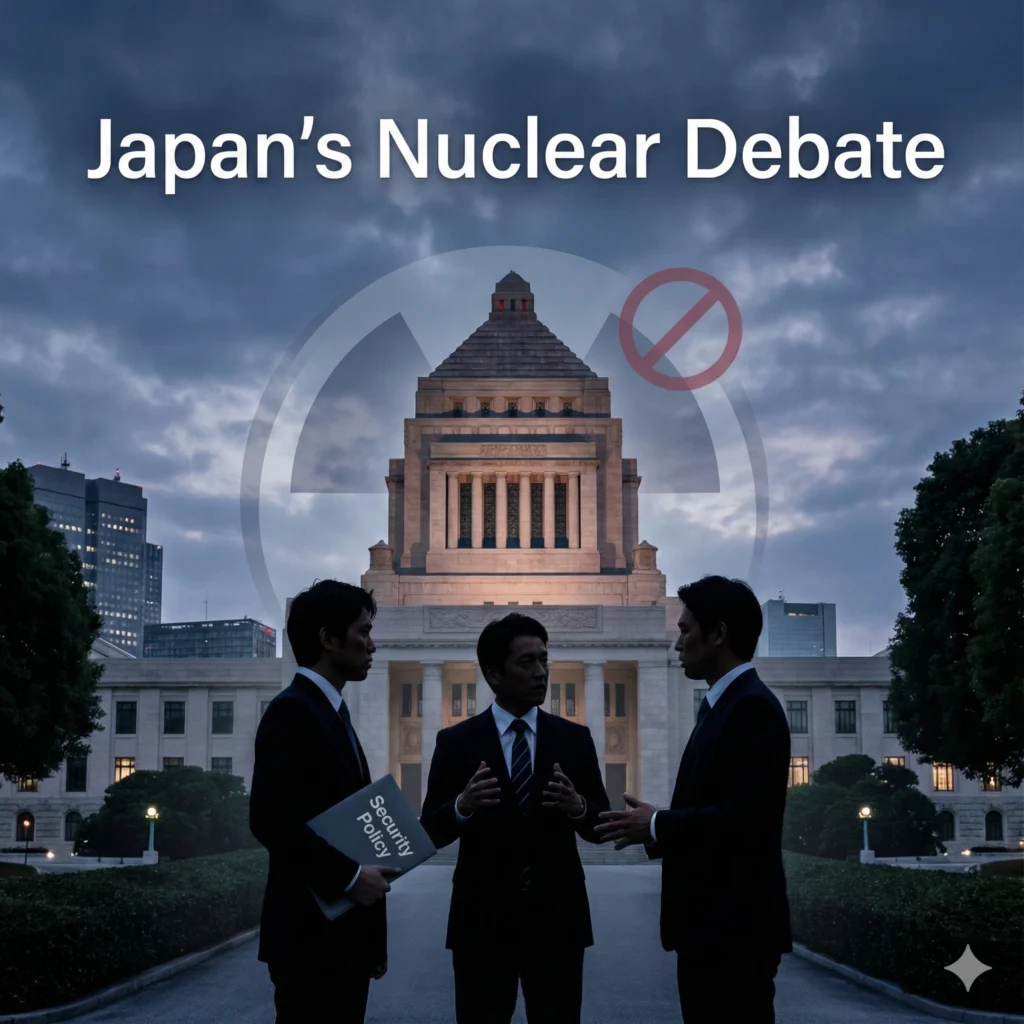 Japan signals a nonnuclear pledge rethink in 2026 under PM Takaichi, triggering political debate over decades-long nuclear policy.