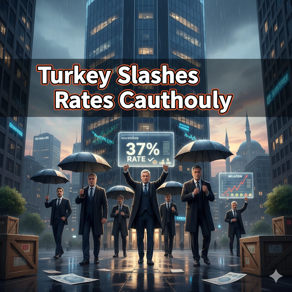 Turkey interest rate cut surprises markets as central bank reduces benchmark rate to 37%, balancing inflation risks and growth pressures in January 2026.