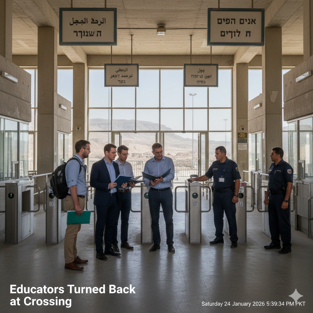 Israel blocks Education delegation entering Palestine on International Day of Education, sparking concerns over academic freedom.