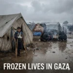 Gaza winter humanitarian crisis deepens as freezing cold, displacement, and blocked aid push wounded Palestinians toward survival crisis.