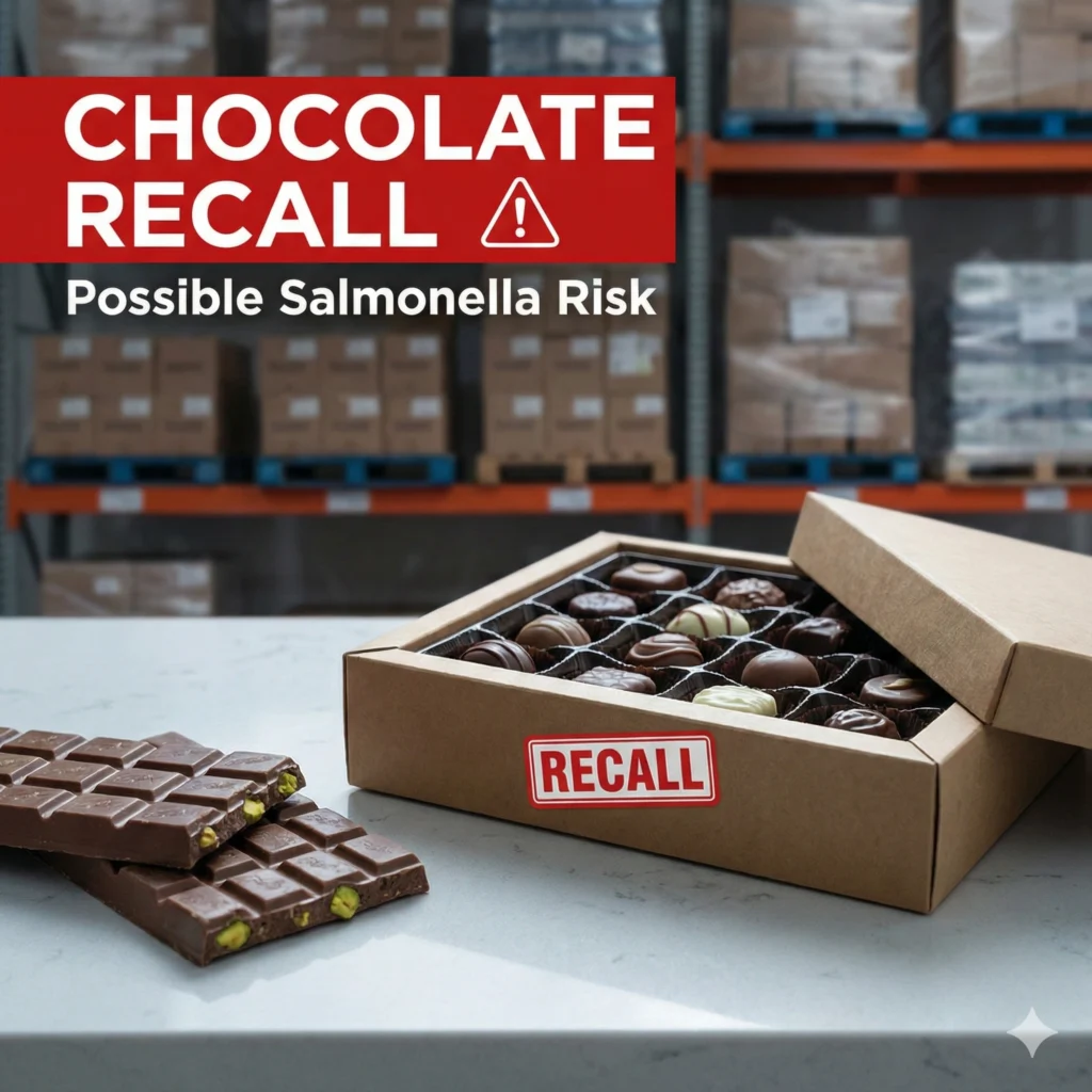 Peace by Chocolate pistachio recall hits Canada over salmonella risk. Consumers, including Costco shoppers, urged to return affected chocolates.