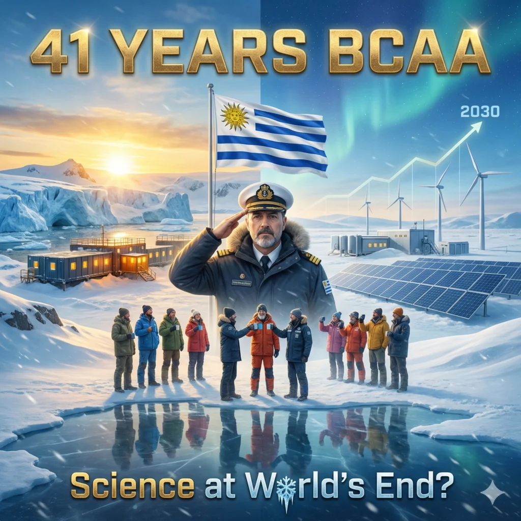 Uruguay Antarctic research station marks 41 years of breakthroughs and sustainability goals, blending legacy research with bold green future plans.