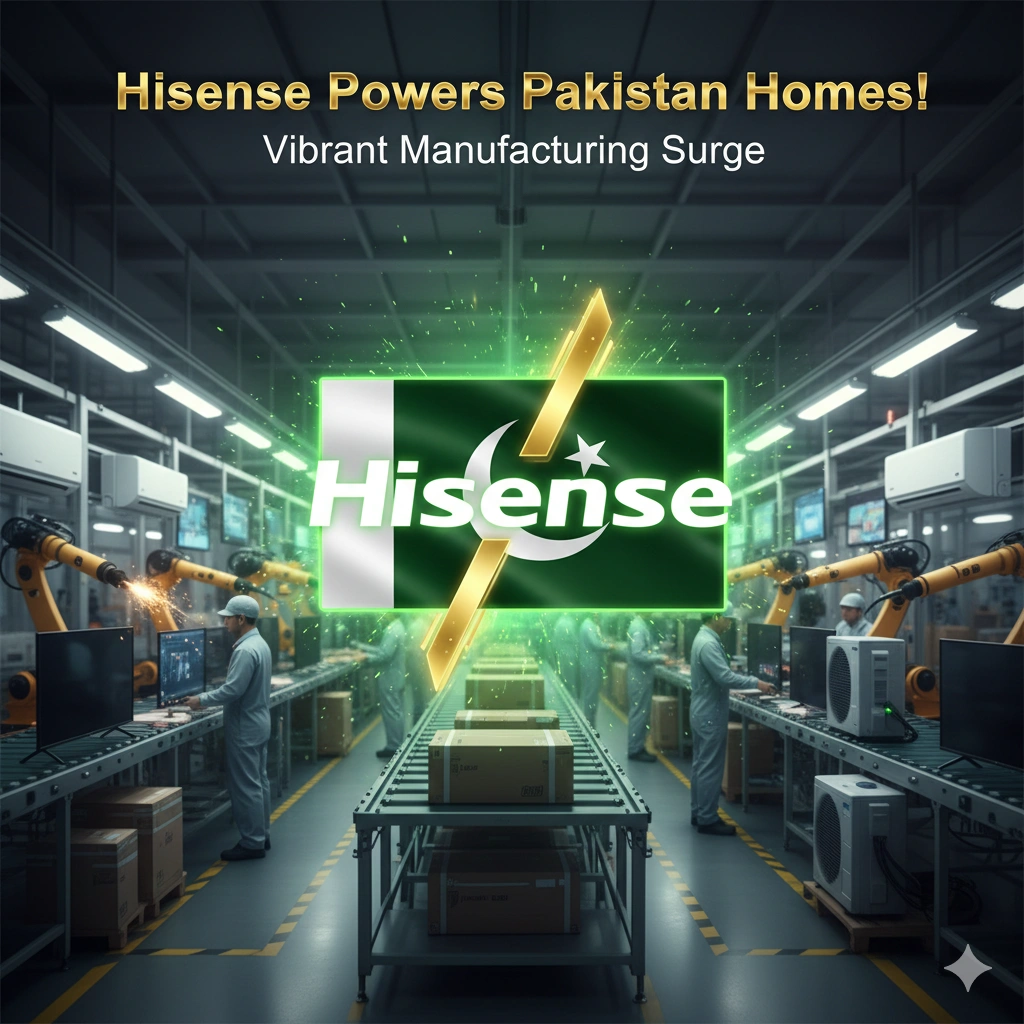Hisense Pakistan manufacturing expands as Air Link begins local TV and AC production, cutting import costs and boosting jobs.