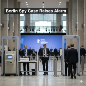Germany detains a Russian-linked spy in Berlin after access near Zelenskyy and Merz. Arrest sparks diplomatic retaliation and embassy expulsion.