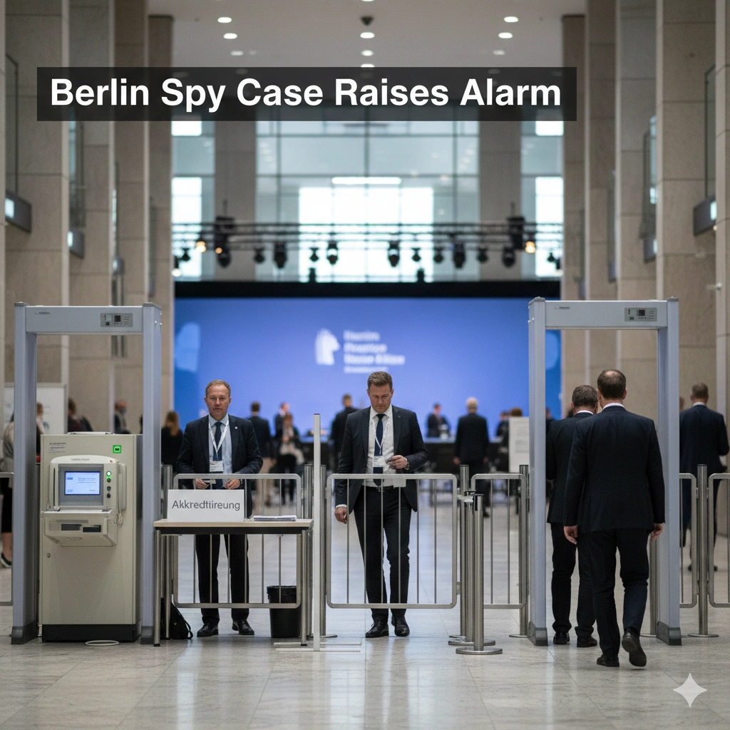 Germany detains a Russian-linked spy in Berlin after access near Zelenskyy and Merz. Arrest sparks diplomatic retaliation and embassy expulsion.