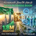 Saudi Arabia business growth surges with 123,000 new registrations and 560% healthcare foreign investment, boosting Vision 2030 reforms across sectors.