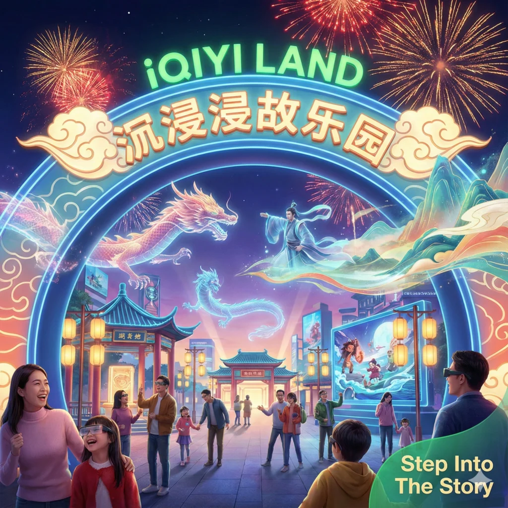 iQIYI launches iQIYI LAND in Yangzhou for Chinese New Year 2026, with immersive attractions, interactive shows, themed dining, and family fun.