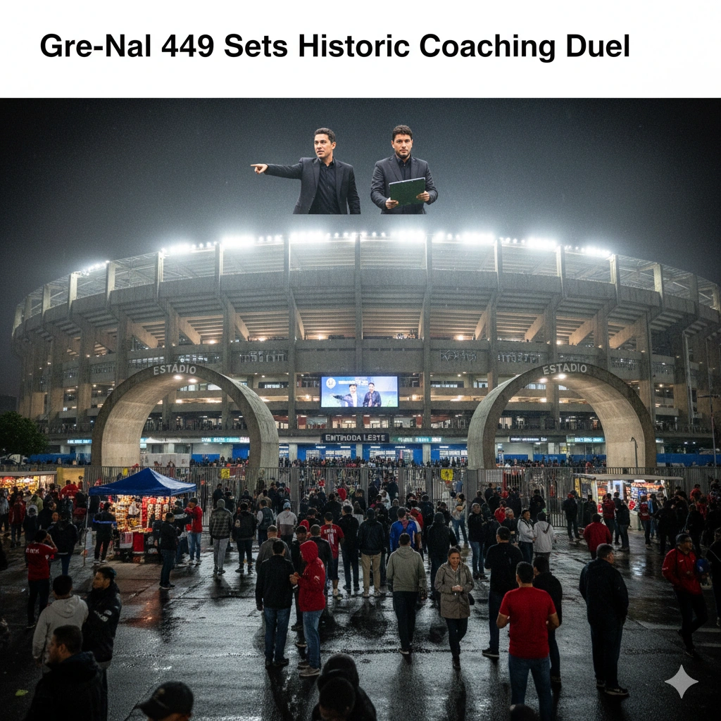 Internacional vs Grêmio Gre-Nal 449 preview. Historic foreign-coach derby, match time, form, lineups, and where to watch.