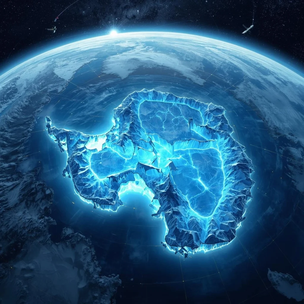 Antarctica hidden channel revealed by a groundbreaking 400km map. Scientists unlock new clues to glacier melt and future sea-level rise.